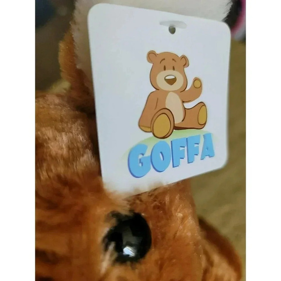 Goffa Large 21" Tall Plush Kangaroo with Baby in Pouch Brand New - Picture 6 of 6